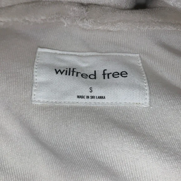 Aritzia Wilfred Free Aura Looped French Terry Hoodie Small - Picture 3 of 5